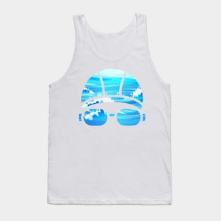 Creative Swimming Cap of the Waves Gift Tank Top